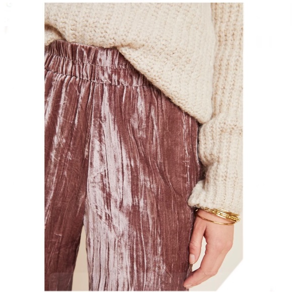 Anthropologie Tina + Jo Josephine Velvet Tapered Trousers - *NWT* - Size M - Picture 3 of 13